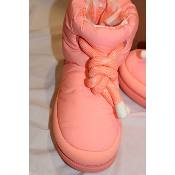 NIB Women's UGG Classic Maxi Puffer Tie Short Boots Coral US 8 EU 39 - Picture 5 of 8